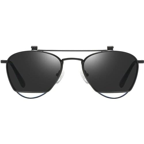 Vintage Steampunk Sunglasses Women Luxury Filp Up Anti Blue-Ray Sun Glasses for Ladies Double Lens Oculos De Sol 201914WD