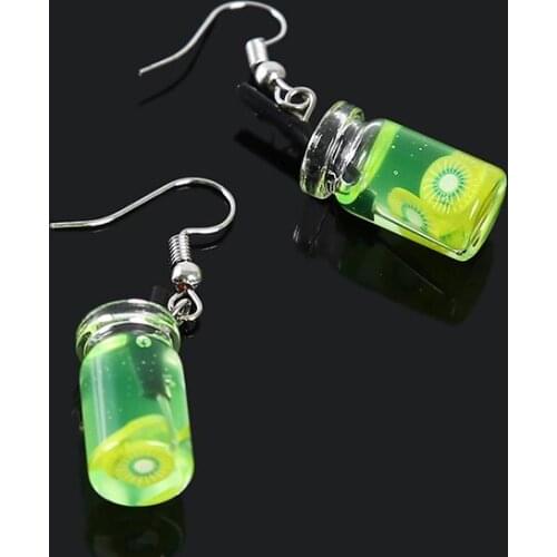 Trendy Dangle Funny Earrings Juice Milk Candy Drop Earrings For Women Summer Womens Earrings Jewelry Accessories