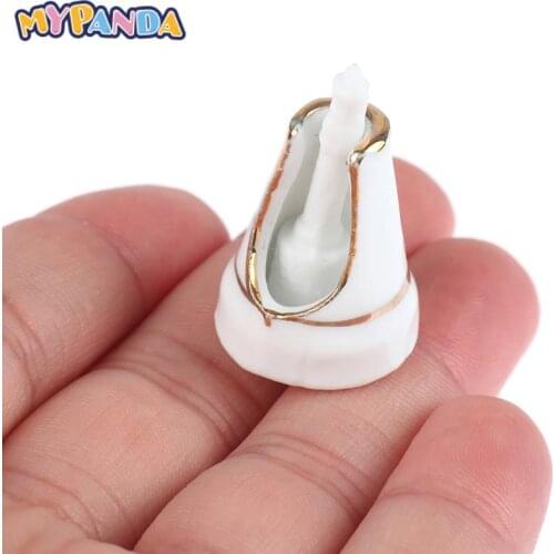 1Set 1:12 Dollhouse Miniature Bathroom Toilet Brush Model Doll House Accessories