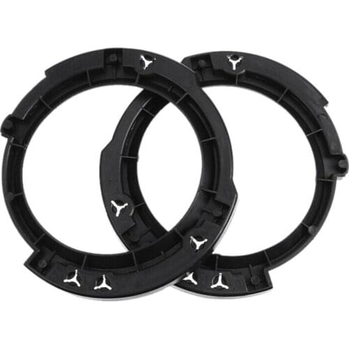 1 Pair 7Inch Headlight Round Ring Mounting Bracket for 2007-2016 Jeep Wrangler JK