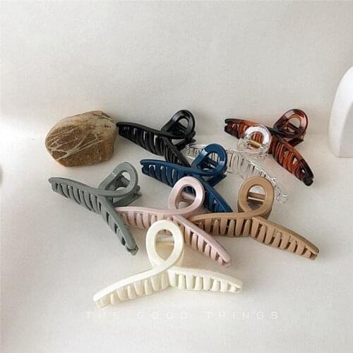 1Pc Korea Fashion Elegant Big Hair Claws Simple Wild Big Hair Grab Clip Hair Clip Hair Chuck Women Girls Hair Accessories