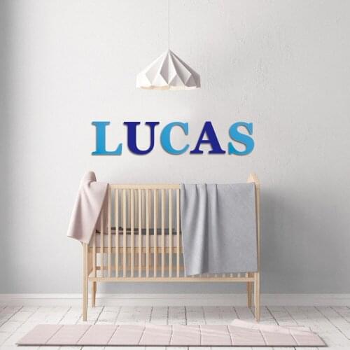 18 Colors Wood Wall letters Custom Babys Kids Room Nursery Baby Shower Gift Mulfiple Sizes Name Letters Door Decor