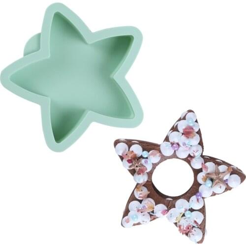 2021 New Silicone Layered Cake Star Shape Mold Kitchen Bakeware DIY Desserts Baking Mold Mousse Cake Moulds Baking Pan Tools