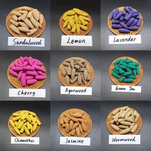 35 / 70 pcs/lot Sandalwood Bulk Living Room Aromatic Oversized Cone Incense