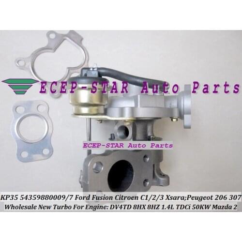 Free Ship KP35 09 07 54359700009 54359710009 9643675880 9648759980 9643574980 1219456 1488986 Turbo C1 C2 306 DV4TD 8HZ 8HX 1.4L