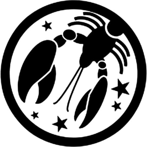 CS-10493# Vinyl Decal Cancer Zodiac Sign Car Sticker Waterproof Auto Decors on Truck Bumper Rear Window