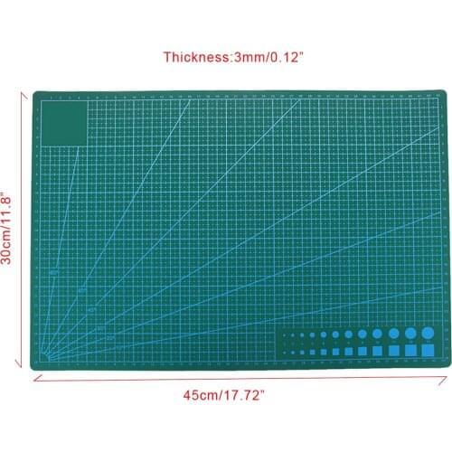 Zayex Double-sided A3 PVC Cutting Mat Cutting Pad Patchwork Cut Pad Tools Manual Cutting Board