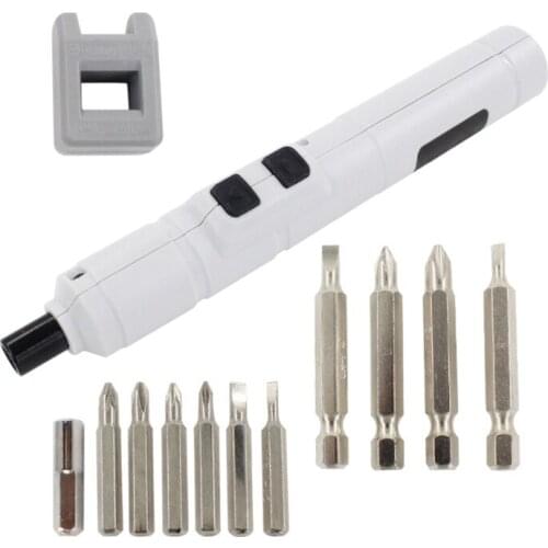 Mini Electric Screwdriver USB Charging Portable Screw Driver Cordless Power Screwdriver Drill Magnetic Screw Driver Repair Set