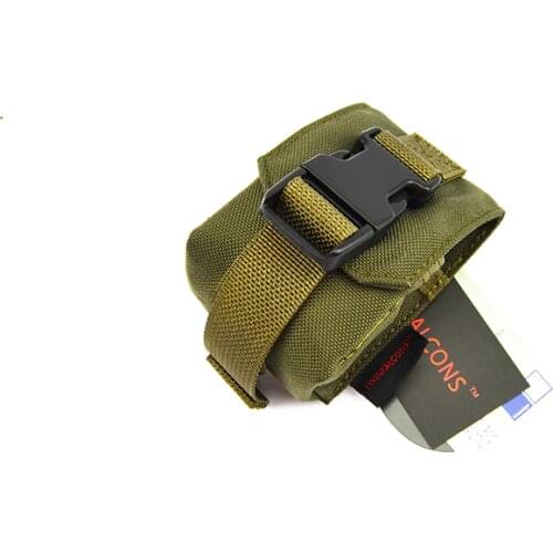 TwinFalcons Tactical MOLLE Single Frag Grenade Pouch CORDURA Modular Combat Hunting Camping Climb Tactical Hike TW-M009
