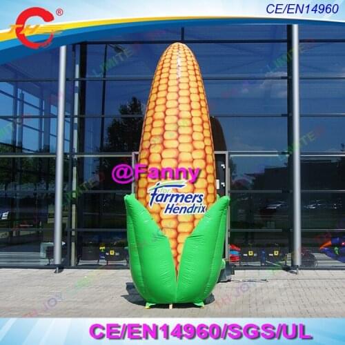 4m 13ft / 6m20ft/8m26ft tall custom logo giant inflatable corn for promotion,corn balloon inflatable replica for advertising