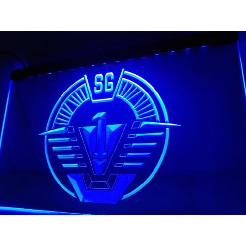LC241- Stargate SG-1 Milky Way Glyphs LED Neon Light Sign home decor crafts