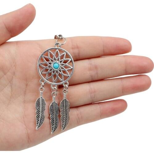 LEEPEE Alloy Car Key Rings Dream Catch Key Chain Christian Pendant Car-styling Auto Keyring Keychains Gift