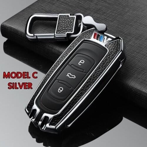 Metal + Silicone Car Remote Key Cover Case Key Shell For Geely coolray X6 Emgrand Global Hawk Borui GX7 GS X6 Boyue Car styling