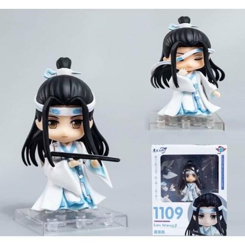 Mo Dao Zu Shi Anime Figure Lan Wangji 1109 Wei Wuxian 1068 Cartoon Cute Q Version Anime Manga Statue Pvc Action Figure Model Toy