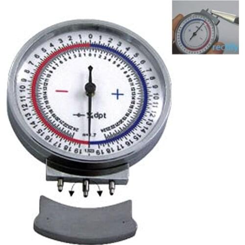 Multi Reflex N:1.67/1.61/1.599/1.53 Lens Radiation Meter | Lens clock +/-20 Diopter | Mechanic Lens Clock