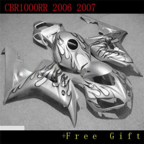 Fairing Fit For 2006 2007 CBR 1000RR 06 07 ABS Plastic Set green orange red white black grey gold purple Bodywork Kit