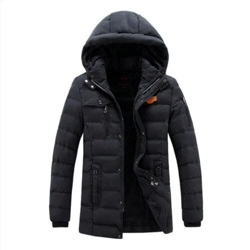 Pop Fashion Korean Style Nice Winter Jacket Men Thickening Casual Cotton Jacket Outwear Breathable Fashion Warm Coat Parkas Men