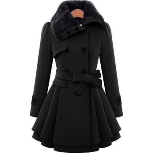 Separqi Women's Coats With Fur