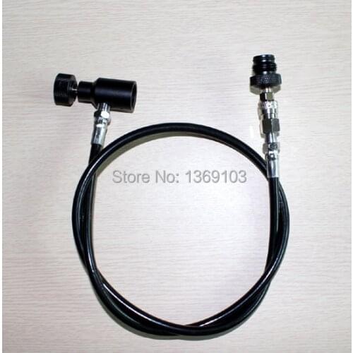 Airsoft New paintball Remote Hose Straight line 37" inch without slide check 1pcs FreeShipping