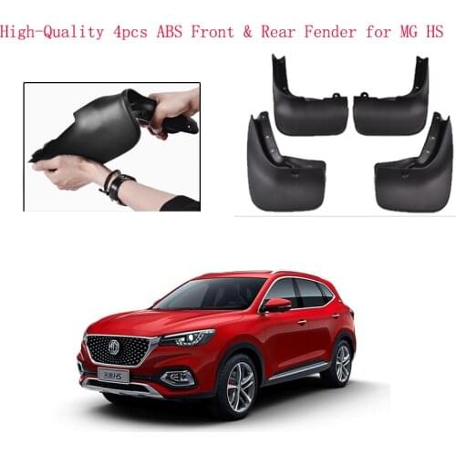 High-Quality 4pcs ABS Front & Rear Fender for MG HS Car Mud Flaps Splash Guard Mudguard Mudflaps Accessories