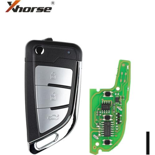 Xhorse XEKF21EN Super Remote Key Knife Flip 3 Buttons Built-in Super Chip English Version 5pcs/Lot