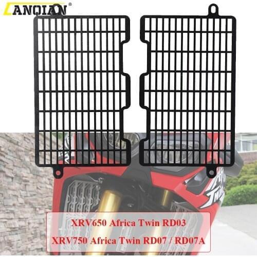 Motorcycle Radiator Guard Grille Grill Cover Protection For Honda XRV750 XRV 750 Africa Twin RD07 RD07A XRV 650 Africa Twin RD03
