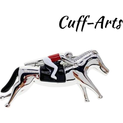Tie Clip Horse Jockey Tie Bar Clip Gift for Men Tie Bar Jewelry By Cuffarts T10059