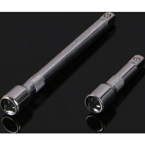1/4" Long Short Drive Extension Bar Set Adapter Connecting Rod Socket Ratchet Wrench Extender Hand Adjustment Tools