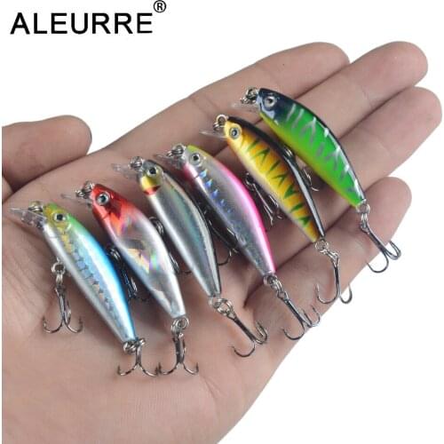 1Pcs Fishing Lure Small Minnow Sinking Artificial Bait 4.5cm 3g Wobblers Pesca Fishing Accessories Peche Carp Fishing Tackle