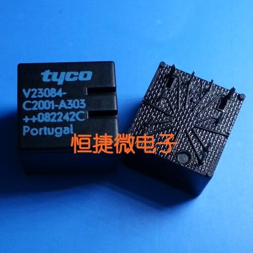 10pieces/lot 100% Original V23084-C2001-A303 V23084- C2001-A303 10PINS Automotive Relays