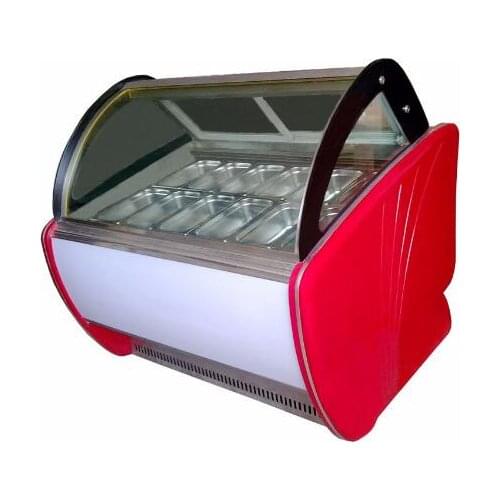 12 pans ice cream display refrigerator food freezer Ice Cream Display Cabinet Ice Cream Display Freezer