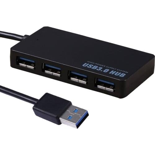 20pcs 5Gbps USB 3.0 Multiple 4 Port Hub Adapter for PC Laptop Tablet Macbook Support Windows 7 Win 8 Mac USB receiver