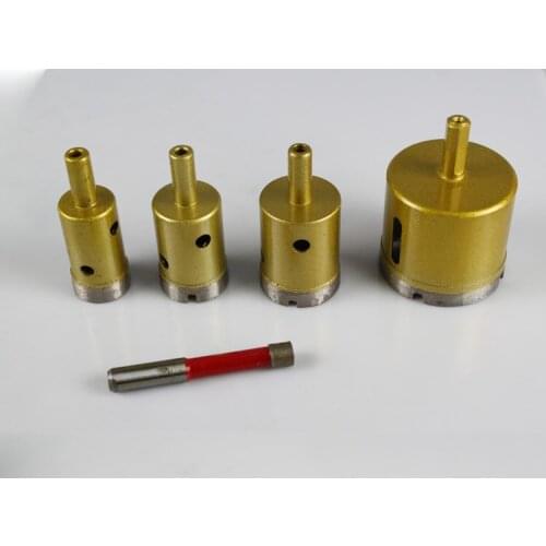 4pcs/set Diameter 6mm 8mm 10mm 12mm Marble bit Stone hole drill Granite rock drill bit