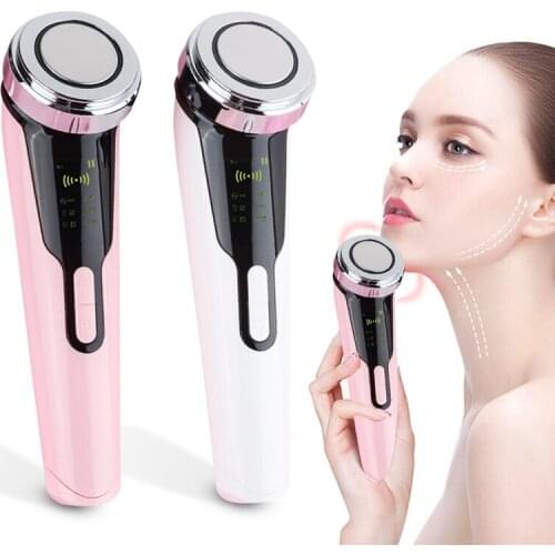 6 In1 RF&EMS Radio Mesotherapy Electroporation Lifting Beauty LED Face Skin Rejuvenation Remover Wrinkle Radio Frequency NEW