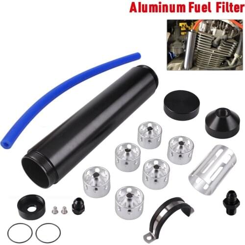 Ot sale 8.6 inch OD 1.75" 5/8*24 & 1/2*28 For NAPA 4003 WIX 24003 Car Fuel Filter Aluminum Automobile Solvent Trap Holes Bowl