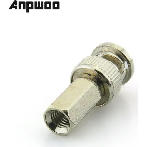 ANPWOO 10x BNC Male Twist-on RG59 Connector for CCTV Coax Coaxial Security Cameras