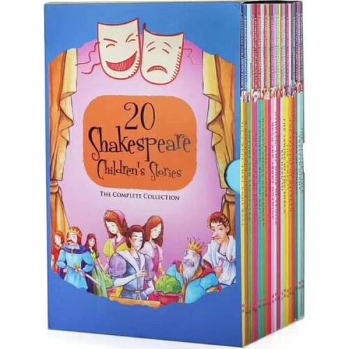 20PCS/Set The Shakespeare Childrens Stories Complete Collection Interesting Picture English Book Kids Learning Toy