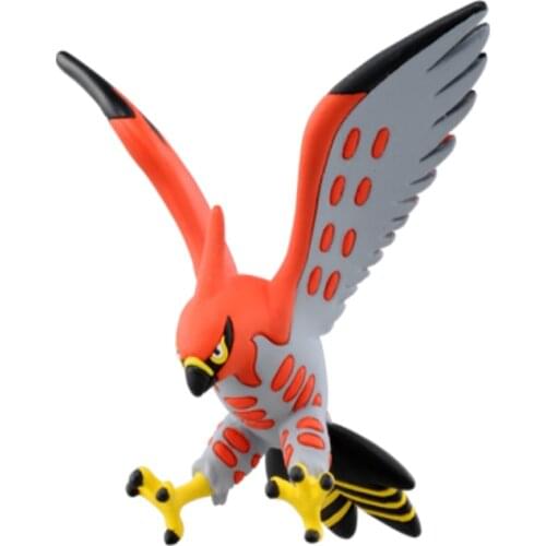 Genuine TAKARA TOMY Pokemon Cartoons Anime Figures MC Talonflame Collection Model Pocket Monstres Action Figures Toys Kids Gifts