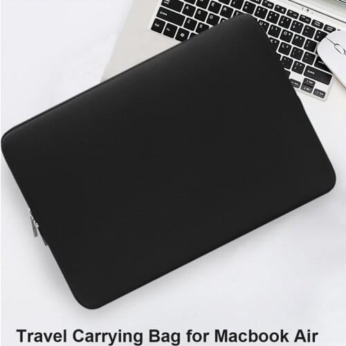 Fleece Shockproof Laptop Case Tablet Sleeve Cover Bags for Macbookair Notebook Portable Travel Carrying Liner Bag