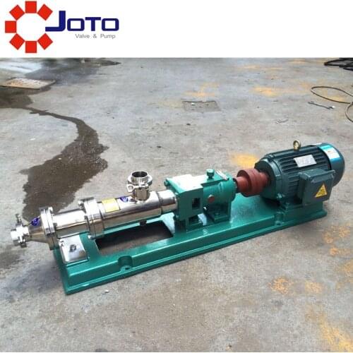 G10-0.35kw high viscosity SUS304 stainless steel G type single screw pump