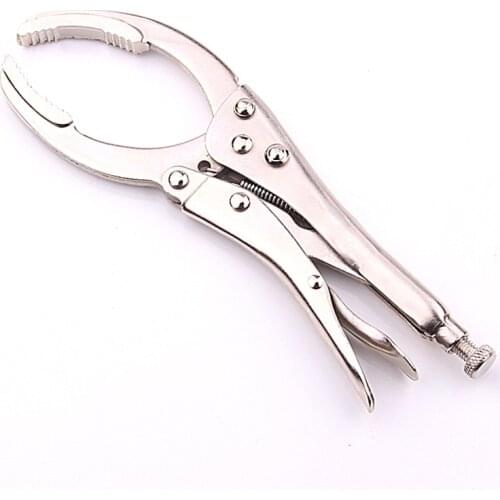 10 Inches Adjustable Oil Wrench Oil Filter Auto Repair Tools Parts Machine Oil Core Plier Spanner High Carbon Steel Material