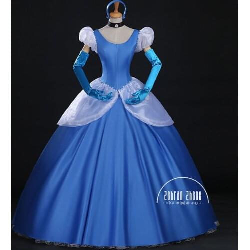 Cinderella Princess Costume Adult Cinderella Costume Cosplay For Women Hallowmas Party