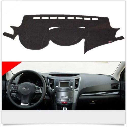 Interior Dashboard Carpet Photophobism Protective Pad Mat For Subaru Outback 2010-2014