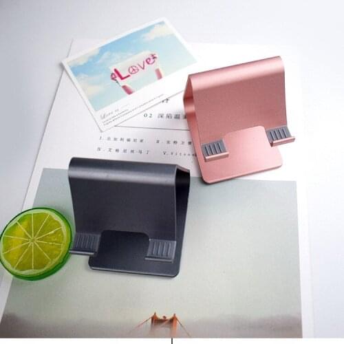 Desktop mobile phone holder Aluminum alloy metal holder Ping An Bank gift holder Metal integrated holder