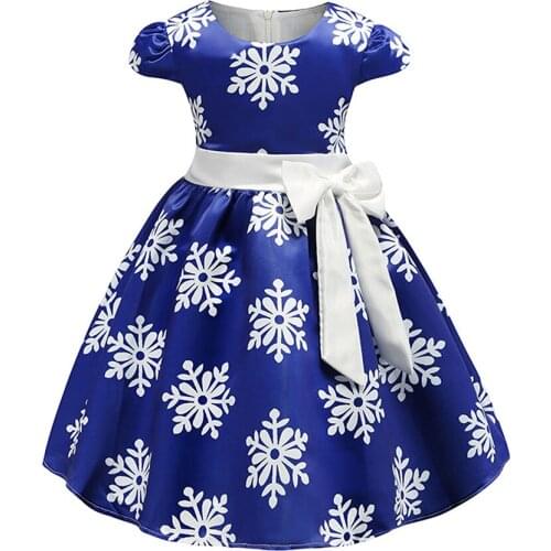 Christmas Princess Dresses Cosplay Costumes Kids Girls Knee Length Dress Xmas Theme Party Club Cosplay Fancy New Year Costume