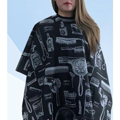 Salon Barber Hair Cutting Haircut Cape Apron Hairdresser For Hair Cutting Coloring Household Cleaning Home Work Sleeveless Apron