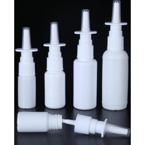 Empty Nasal Spray 10ml 15ml 20ml 30ml 50ml Plastic Bottles Pump Sprayer