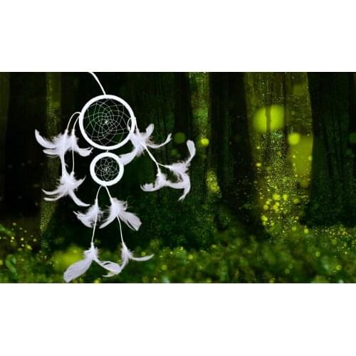 1PC Fashion Gentle Breeze and Bright Moon Dreamcatcher Noctilucous Wind Chimes Hanging Pendant Dream Catcher Regalo MJ 002
