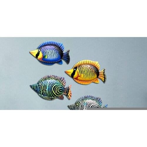1PC New Tropical Fish Wall Hanging Wall Decor Ornament Craft Wall Art Home Wall Decoration