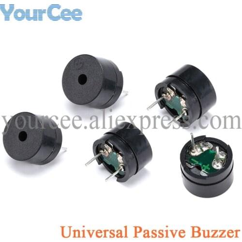 10pcs Universal Passive Buzzer Electromagnetic Impedance 16 Ohms 16Ω AC 2KHz 3V 5V 12V Universal Buzzers Speaker
